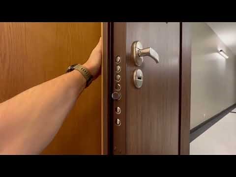 Dierre doors - activated lower lock and installation of Gerda TEDEE with anti-burglary rosette - ...