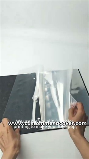 Custom UV Printed Logo Menu Covers | PU Leather for Restaurants #menucover #restaurant #custom