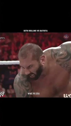 Seth Rollins vs. Batista 🥵 | WWE RAW 2014 | 🤯😈🥶 Edit