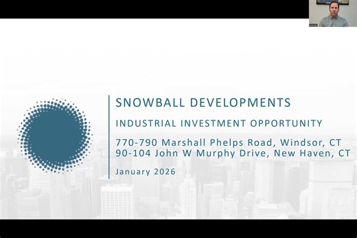 Snowball I-91 CT Core Plus Industrial Portfolio