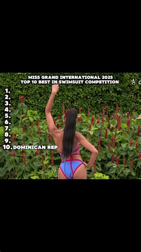 TOP 10 BEST SWIMSUIT PERFORMANCES IN MISS GRAND 2025