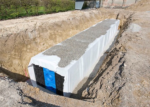 Regenwasserbewirtschaft: Versickerung und Rückhaltung | REHAU