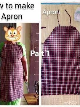 How to make Apron#kitchen Apron#part 1