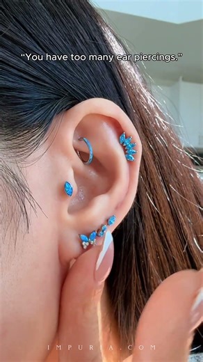 You Have Way Too Many Ear Piercings 😳