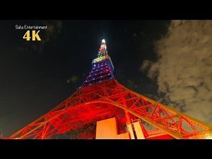 4K ULTRAHD TOKYO OLYMPIC COLOR LIGHT UP TIME LAPSE