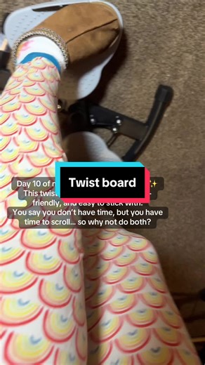 Day 10 of my twist challenge ✨ No excuses, just small moves that add up. If you’re scrolling, you can twist too 😉 #merach #twistchallenge #twistboard #2026fitness #lowimpactworkout @MerachFitness