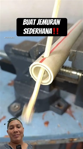 Make a simple clothesline #shorts #diy #craft #carpentry #construction
