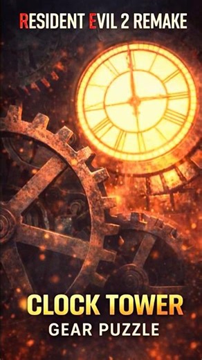 Resident Evil 2 Remake Clock Tower Gear Puzzle
