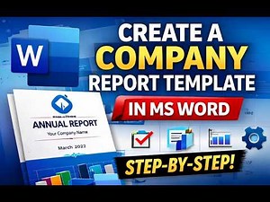 Stop Wasting Time! Build a Reusable Report Template in Word