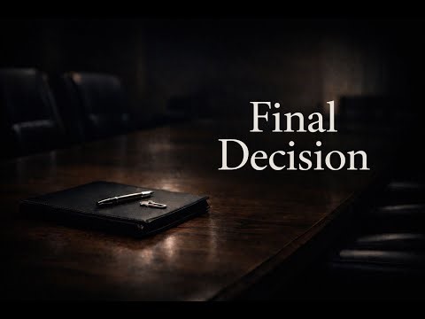 Final Decision — When There Is No Way Back