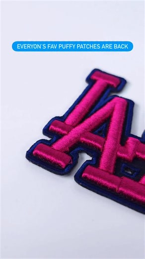 Let’s talk puff patches… What are puff patches? • Puff patches are embroidered patches, made by doing embroidery over a piece of foam to get that raised look. What are they used for? • We’ve seen them be used for anything from jackets to hats to hoodies and even sweats. Honestly, the sky is the limit! How are they applied to garments? • They can be sewn on, heat pressed from the back, or velcroed. What sizes can they be? • Anywhere from 2-12 inches. How do we get crisp edges? • We use a laser ma