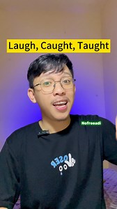 Cara baca Laugh Caught Taught #pronunciation #pengucapan #belajarbahasainggris | Nofree Adi