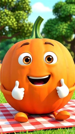 Meet my friend Pumpkin! 🎃 3D Cartoon Tutorial #ai #animation