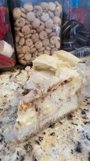 ✨ Baklava Cheesecake—made the old-fashioned way, in house, with so much heart ✨ This isn’t just a dessert… it’s a family recipe. Our baklava cheesecake is made with layers of rich, creamy cheesecake, finely chopped walnuts spiced with warm cinnamon, nutmeg, and clove, then finished with a homemade baklava syrup that is absolutely divine 🤍 I learned this recipe from a Serbian grandma, and it’s been passed down in my family for years. Every bite is cozy, nostalgic, and 100% worth the trip. 🍰 Gra