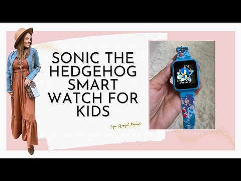 Sonic the hedgehog smart watch for kids review