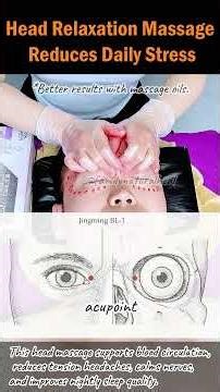 Head Relaxation Massage Reduces Daily Stress