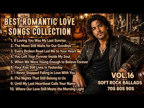 💞 Greatest Hits Romantic Love Songs 💞 - Soft Rock Ballads 70's 80's 90's - Playlist Vol. 16