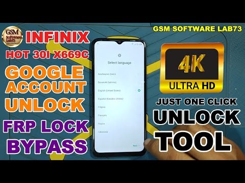 Infinix Hot 30i FRP bypass by Unlock Tool | Infinix hot 30i X669C frp Unlock