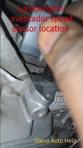 Lamborghini aventador transmission speed sensor location