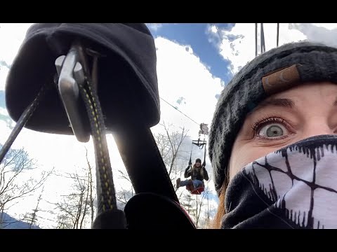 Sky Flyer Zipline Lake Placid, NY (21 NOV 2020)