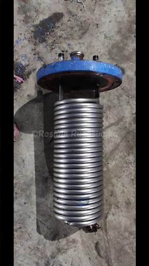 Coil Heat Exchanger Maintenance 🔥⚙️ | Industrial Cleaning & Inspection Short