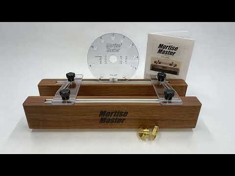 The easiest and most effective mortising jig for a plunge router. Loose tenon joinery made easy.
