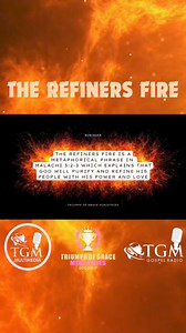 REFINERS FIRE 🔥 Just as the refiner’s fire purifies silver, God refines our hearts when we abide in Christ. By the Holy Spirit, we are transformed, strengthened & renewed. Full sermon 🎥: https://www.youtube.com/live/ejLK1HJK-ss?si=4ALrg3muyfRNXh-8 #RefinersFire #Faith #Jesus #HolySpirit #Transformed #DailyInspiration #Christianity #churchlife #christianliving #GodsGrace #gospel #onfireforjesus #renewed #empowered #fulfillment #blessings #bible #spiritualgrowth | Prophetess Christy Idahosa