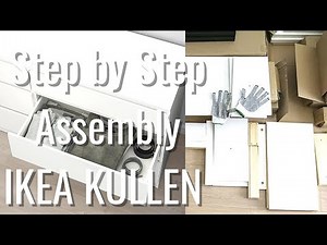 IKEA KULLEN 6 DRAWER ASSEMBLY | Ikea Kullen Unboxing | Ikea Kullen Step by Step Assembly