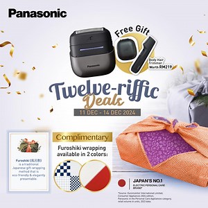 Surprise Your Loved Ones by Gifting them a Panasonic CM3A Palm Shaver...