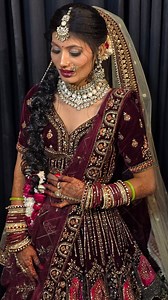 My excited bride 🫶✨️ watch till end ...😅 (wait karo) my happy bride 😊💗 . . #beauty #beautiful #trend #trending #viral #video #reel #makeup #salon #insta #instagram #daily #her #look #amazing #gorgeous #bride #bridal #edit #music #song #masti #fun #excited #wait #pretty 🧿 🤌🏻☺️ | Praveenakumari Rajput
