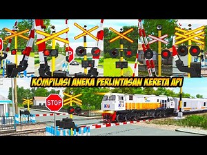 🚆 Kompilasi Perlintasan Kereta Api Eksekutif Terbaru! | Crossing Train Compilation 2025