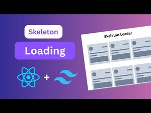 Skeleton Loading Animation With Tailwindcss | React Tutorial