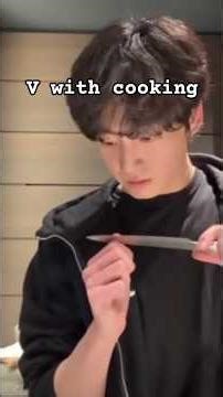 BTS V Cooking New Update 😱 | Taehyung Kitchen Moments | V New Video Update | BTS India #ytshorts