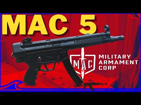 The MAC 5 Full Size Pistol! A GOOD DAY For Roller Locks!