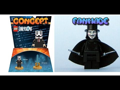 Custom hacker Minecraft Minifigure! (custom lego)