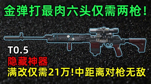 连狙的外表栓狙的伤害！打头颗秒！以小博大神器SVD最全改发和详细介绍！