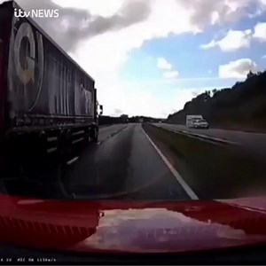 13K views · 56 reactions | A motorist has been captured driving down the wrong way down a busy dual carriageway in Devon on a dashcam. The dramatic footage shows drivers having to move into the inside lane to avoid a head-on collision with the driver. Read more here: https://bit.ly/4dF2hdK (Credit: Trailer Servicing South West) | ITV News West Country | Facebook