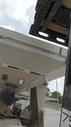 Loading Soybean Seed with a Forklift & Box Bullet | Spring Season Shop turns into Seed Warehouse