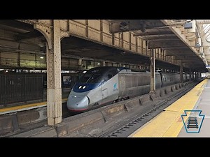 New Jersey Transit and Amtrak at Newark Penn Station on the Northeast Corridor