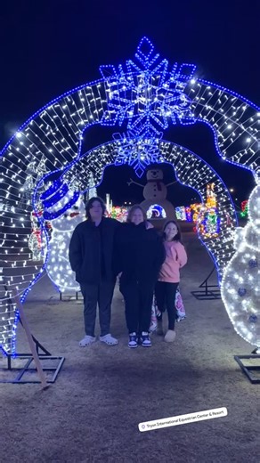Carissa Harvey on Instagram: "One of our favorite Christmas activities is seeing the lights at Tryon equestrian center"
