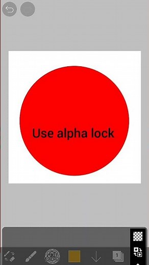 How to use alpha lock? |Ibispaintx | ibispaintx digital