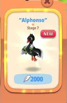 Merge Gardens - Alphonso - Lvl 7 - Black Swan!