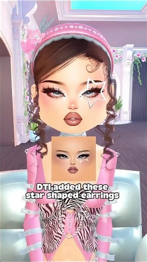 These New Star Earrings In DTI Are Everything! 😍 #dresstoimpress #dti #roblox