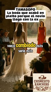 “La boda que acabó en pleito… porque el novio llegó con la ex 😳💔 | Tamasopo, S.L.P.” En Tamasopo se celebraba la boda más esperada del año… hasta que el novio llegó con su ex. Lo que debía ser un día de amor terminó en un escándalo que aún resuena en todo el pueblo. Entre lágrimas, bofetones y una venganza elegante, esta historia demuestra que en los pueblos chicos, los secretos nunca se entierran: se riegan como maíz en temporada de lluvia. #ChismecitoRanchero #HistoriasDelRancho #Tamasopo #T