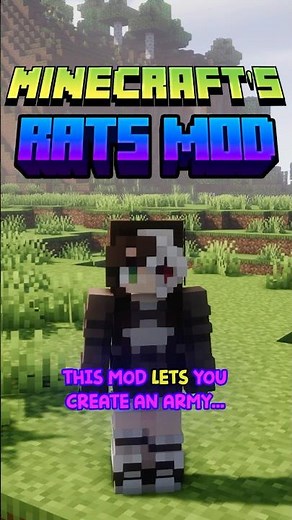 The RATS Mod is OP! #minecraft #moddedminecraft #minecraftmods #mcyt #curseforge #minecraftmodding
