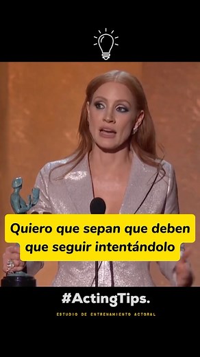 140K views · 1K reactions |  Jessica Chastain | Acting Tips | Facebook