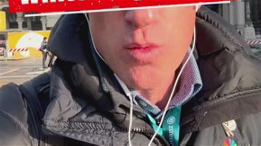 Opening ceremony set up at the Winter Olympics