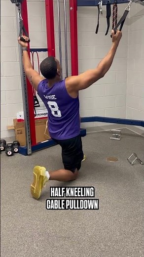 Half Kneeling Cable Pulldown | Build a Stronger Back & Core 🔥