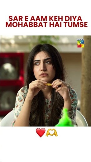 Hurmat! I Love You..! ❤️ #hurmat #dananeermobeen #shahveerjafry #humtv