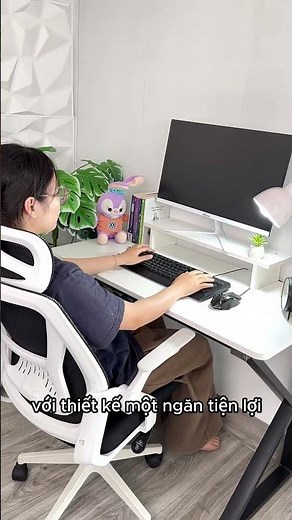 An essential item when setting up a workspace is the Fufutech monitor stand. #desksetup #fufutech